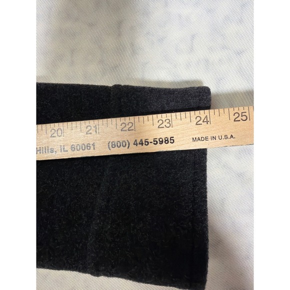 St Johns Bay Womens Charcoal Gray Wool Blend Hooded Zip Jacket Medium - Picture 7 of 12